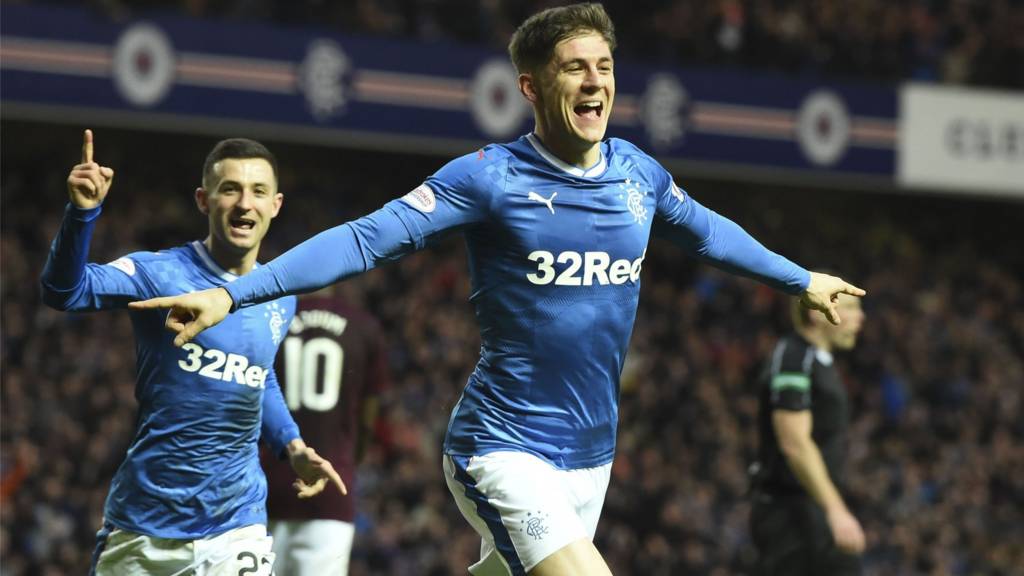 Rangers' Rob Kiernan celebrates