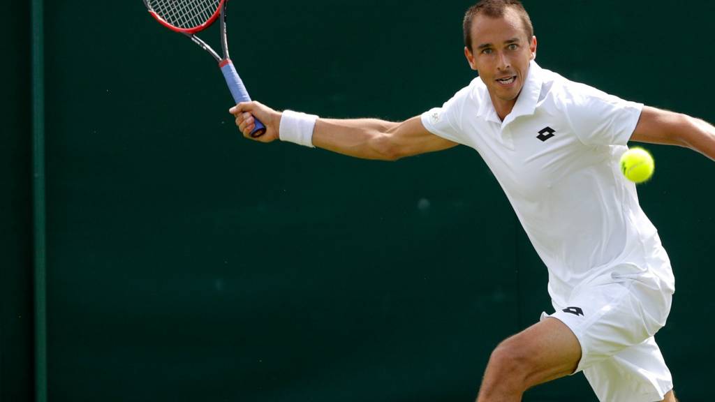 Lukas Rosol of Czech Republic