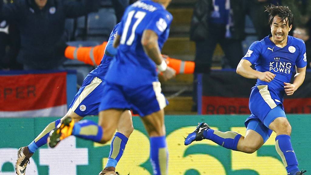 Leicester celebrate