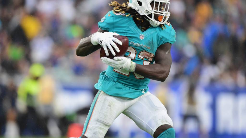 Miami Dolphins running back Jay Ajayi