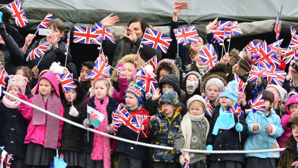 Crowds of children