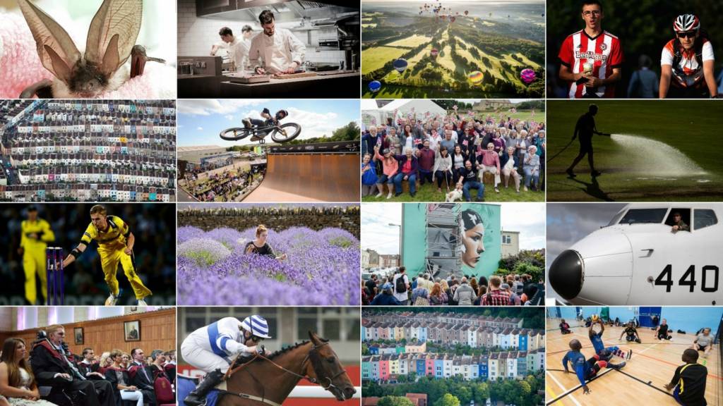 A montage of West Country images