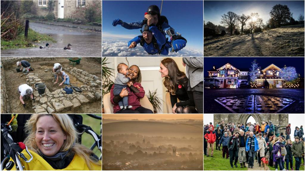 Montage of West images