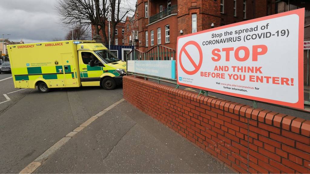 An ambulance in Belfast