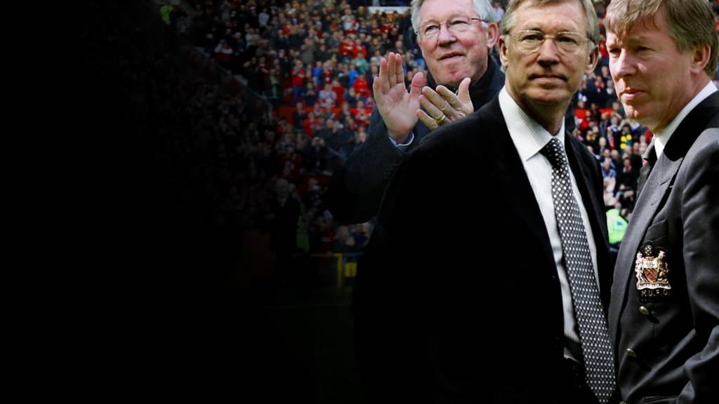 Sir Alex Ferguson through the years