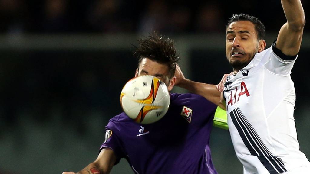 Nacer Chadli in action for Totteham