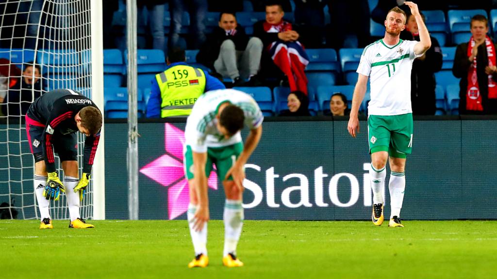 European World Cup qualifiers FT Norway 10 Northern Ireland, FT