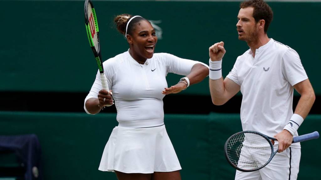 Serena Williams and Andy Murray