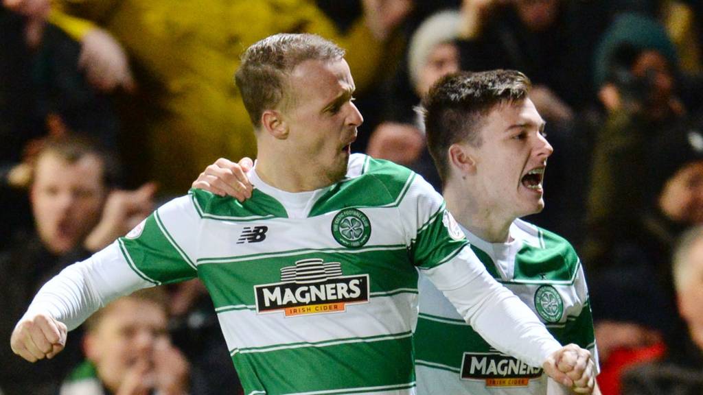 Leigh Griffiths (left) and Kieran Tierney