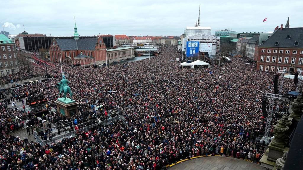 Crowd scene in Copenhagen