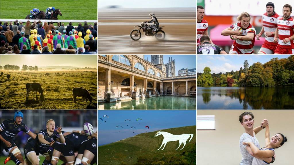 A montage of West Country images