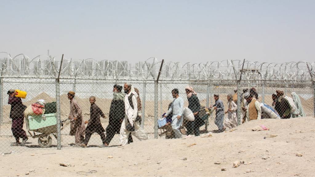 پناهجویان در مرز افغانستان و پاکستان