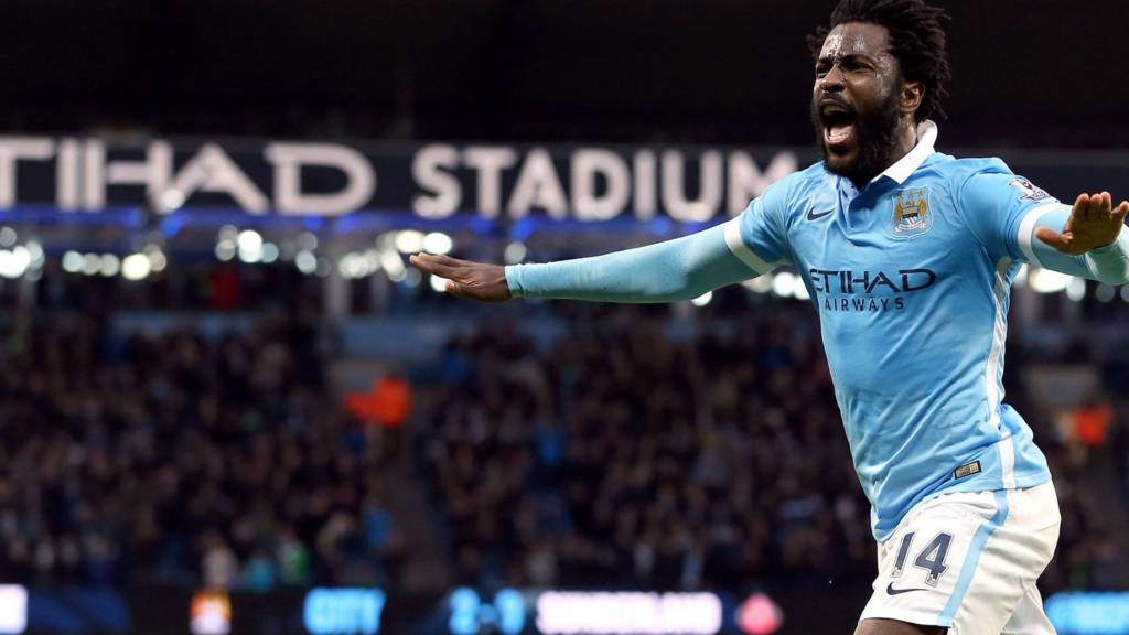 Wilfried Bony celebrates