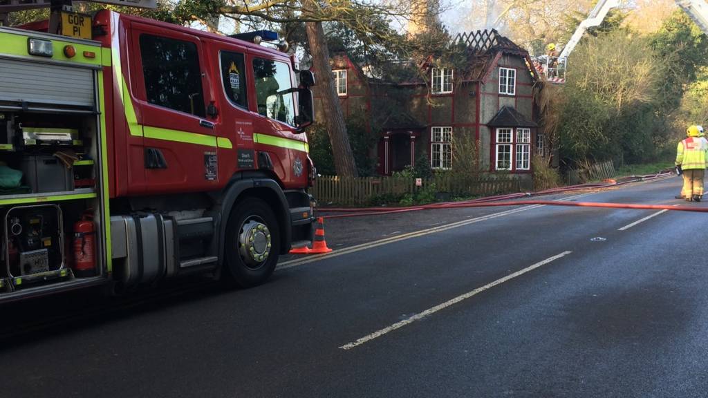 Fire at Belton