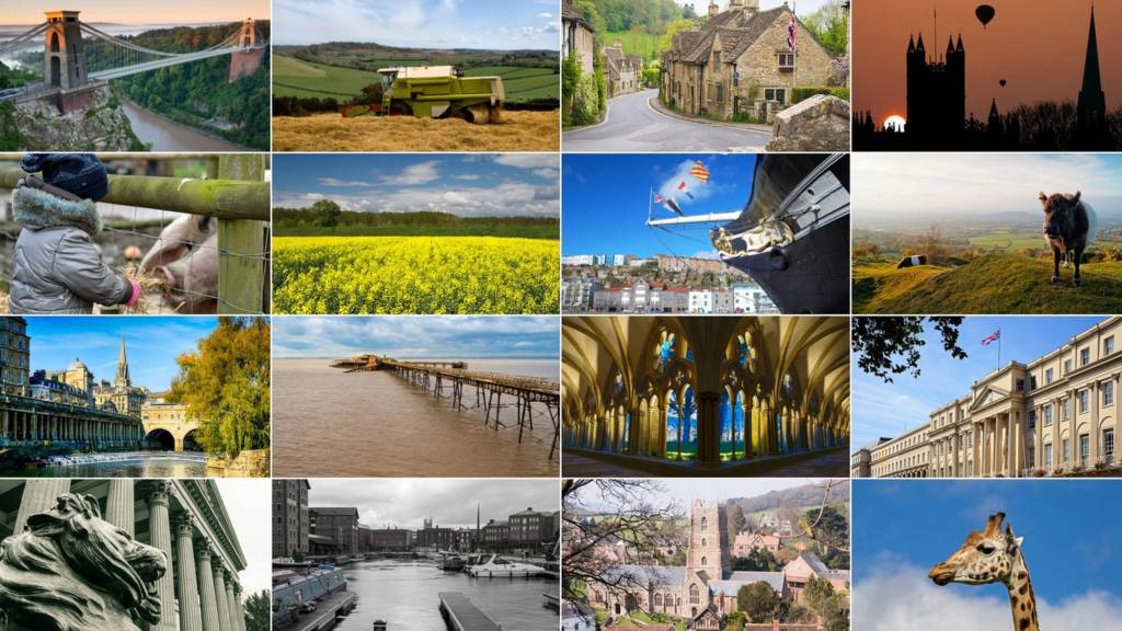 Montage of West Country scenes