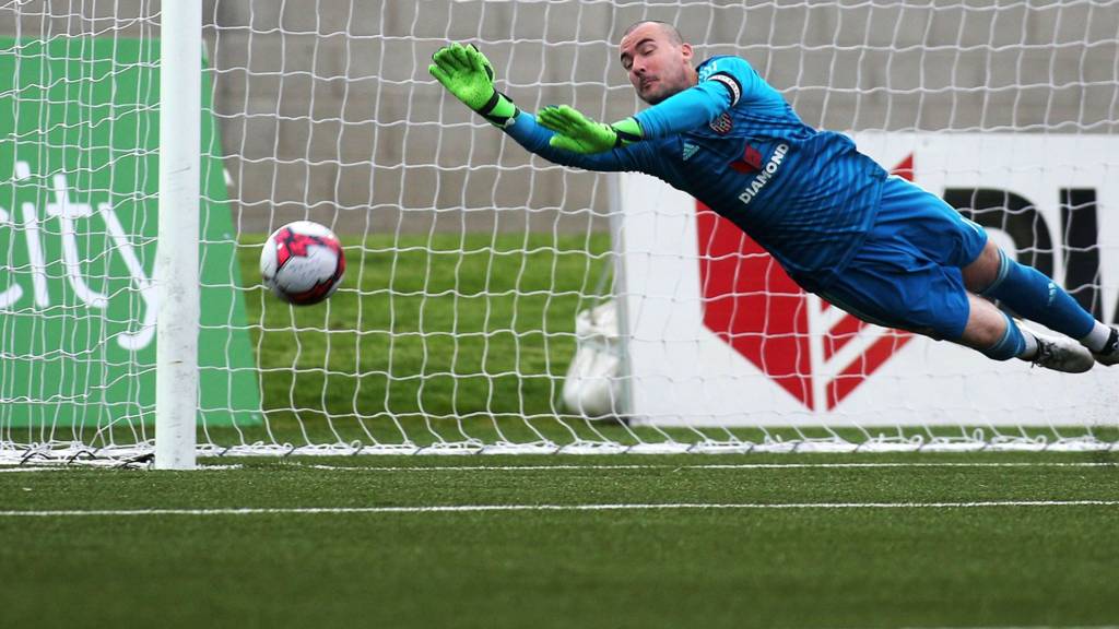 Derry City goalkeeper Gerard Doherty