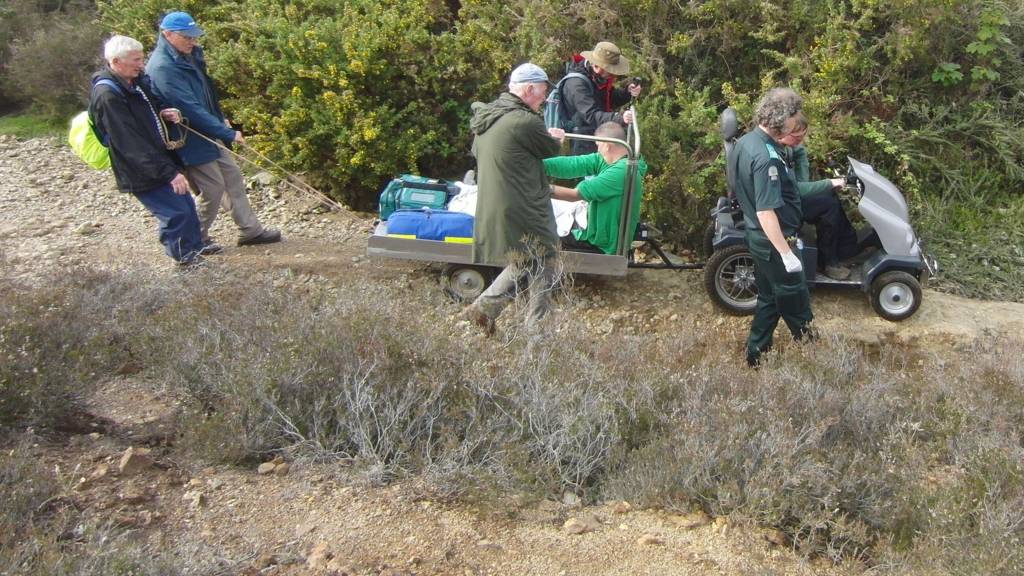 Disabled Ramblers rescue man