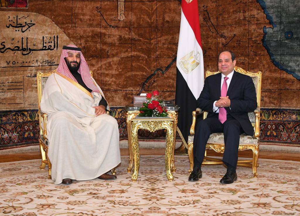 الرئيس المصري وولي العهد السعودي