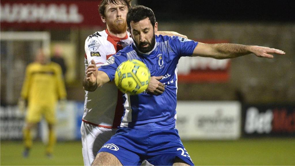 Action from Dungannon against Crusaders