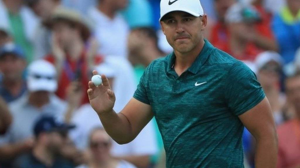 US PGA Championship final round Brooks Koepka wins by two from Tiger