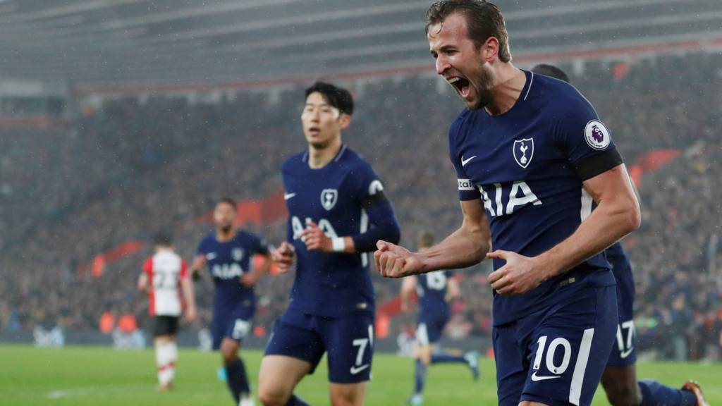 Harry Kane celebrates