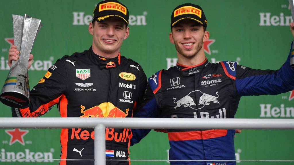 Verstappen and Gasly