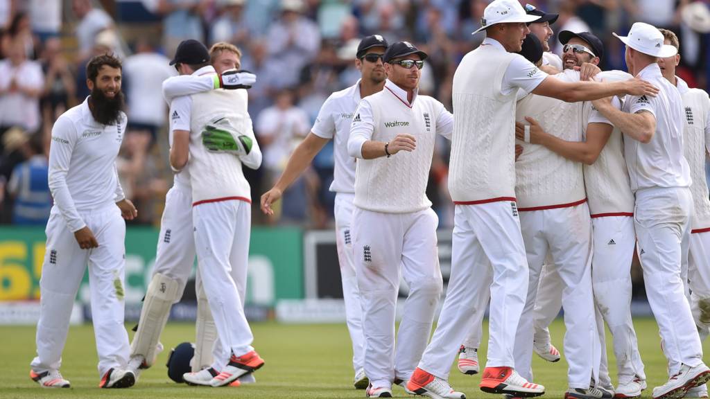 England celebrate