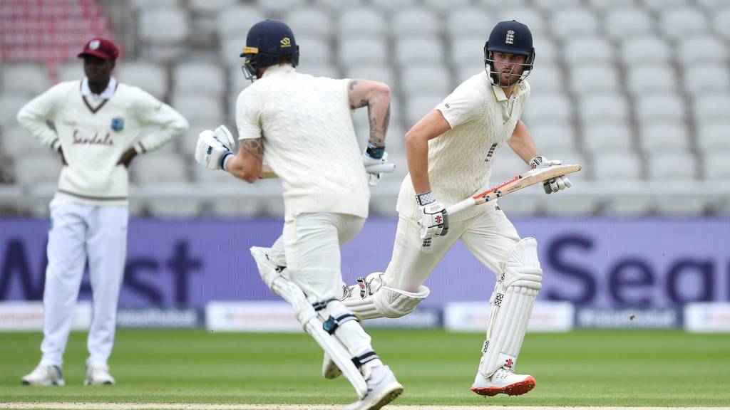 England V West Indies Latest Second Test Old Trafford Clips