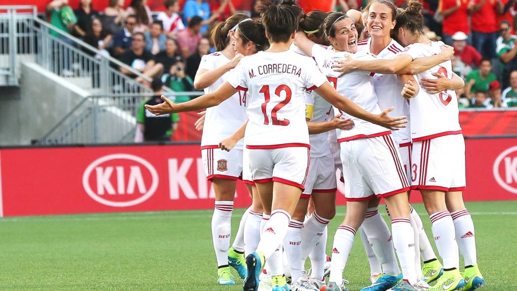 Spain celebrate