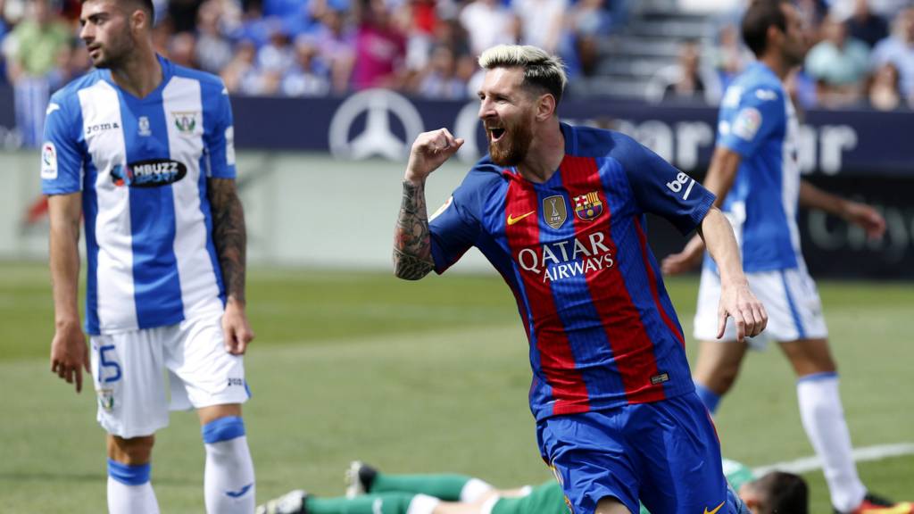 La Liga Ft Leganes 1 5 Barcelona Live Bbc Sport