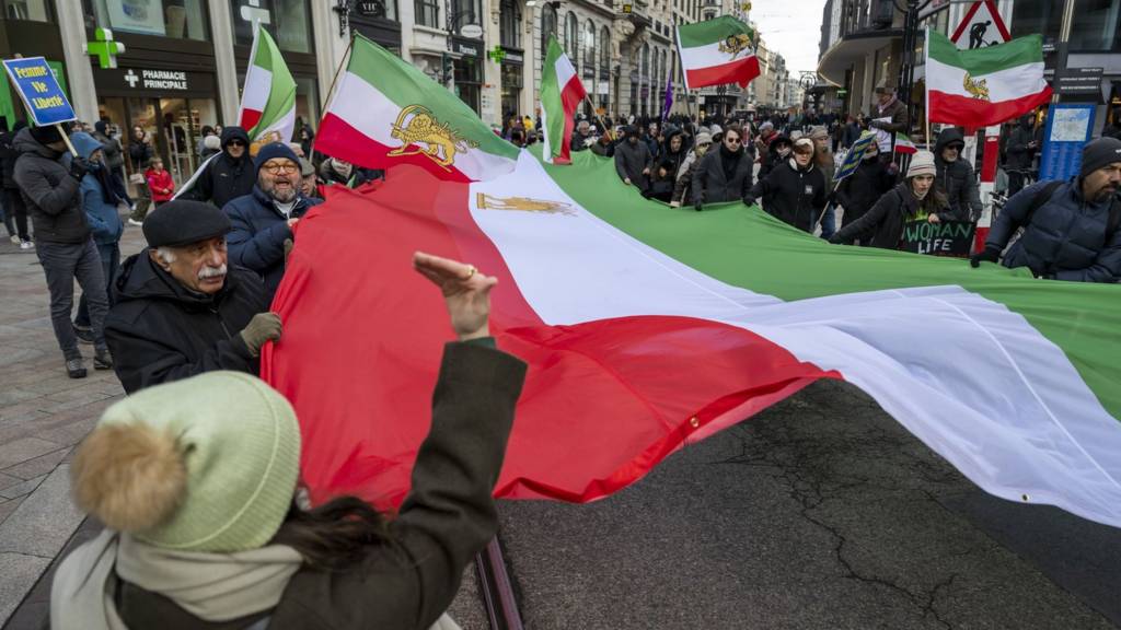 تظاهرات ایرانیان در ژنو سوئیس