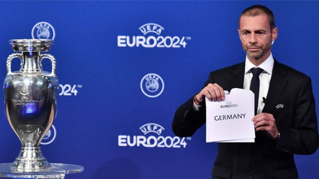 Uefa president Aleksander Ceferin announces Germany as Euro 2024 host