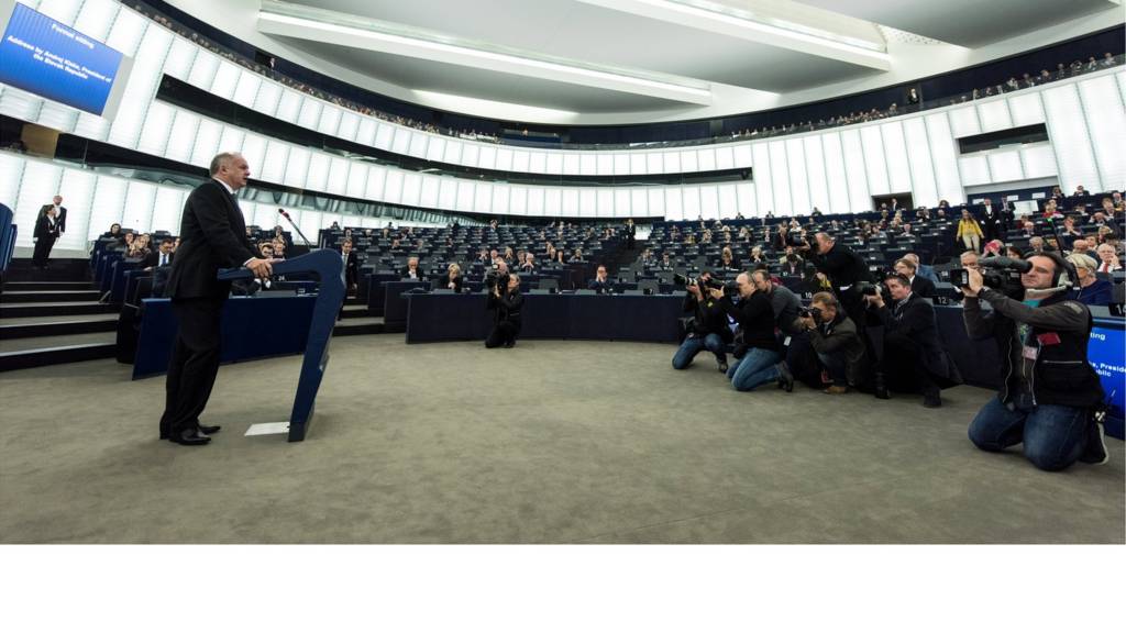 Slovak President at the European Parliament