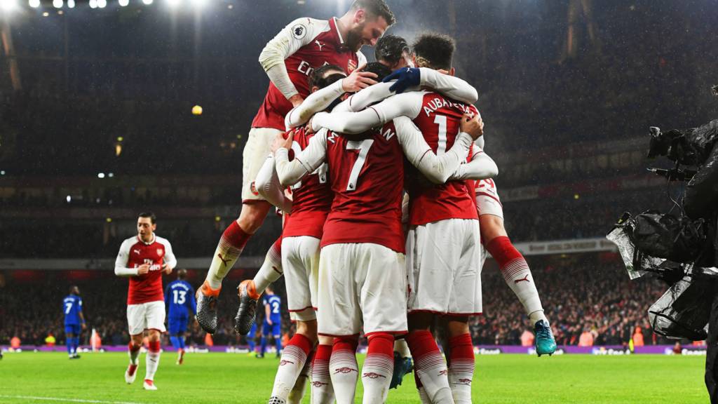 Arsenal celebrate