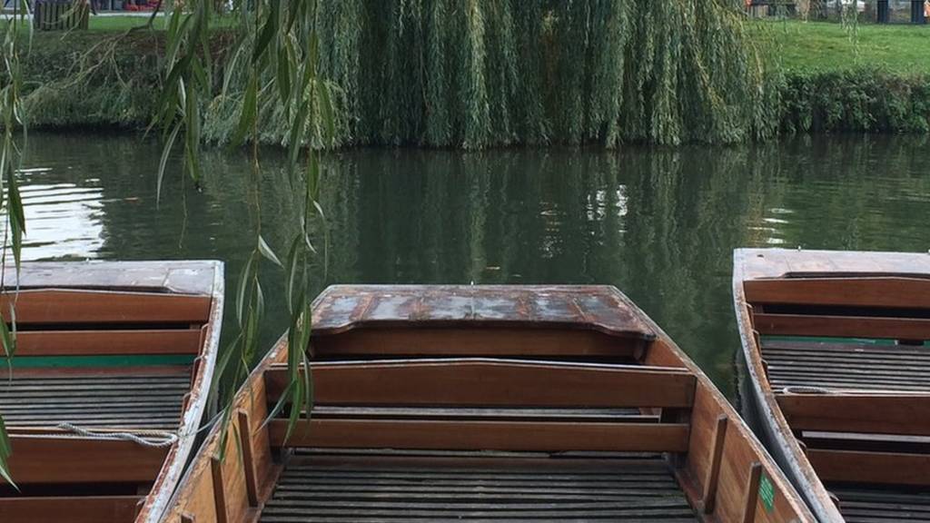 punts in Cambridge