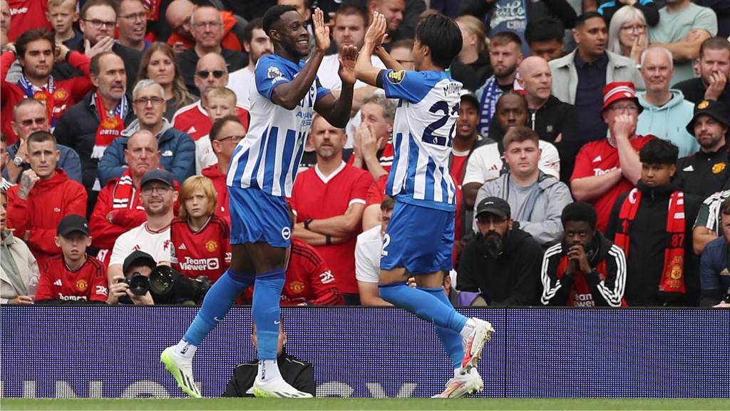 Danny Welbeck (left) celebrates scoring