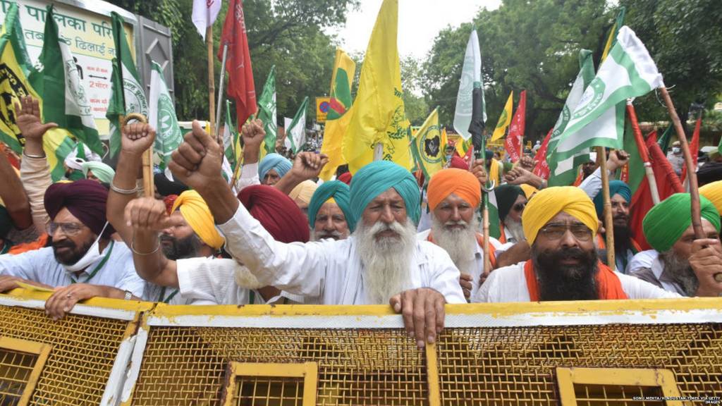 किसानों का विरोध प्रदर्शन