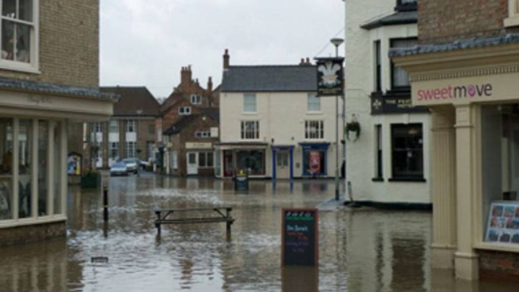 Flooding at Pocklington