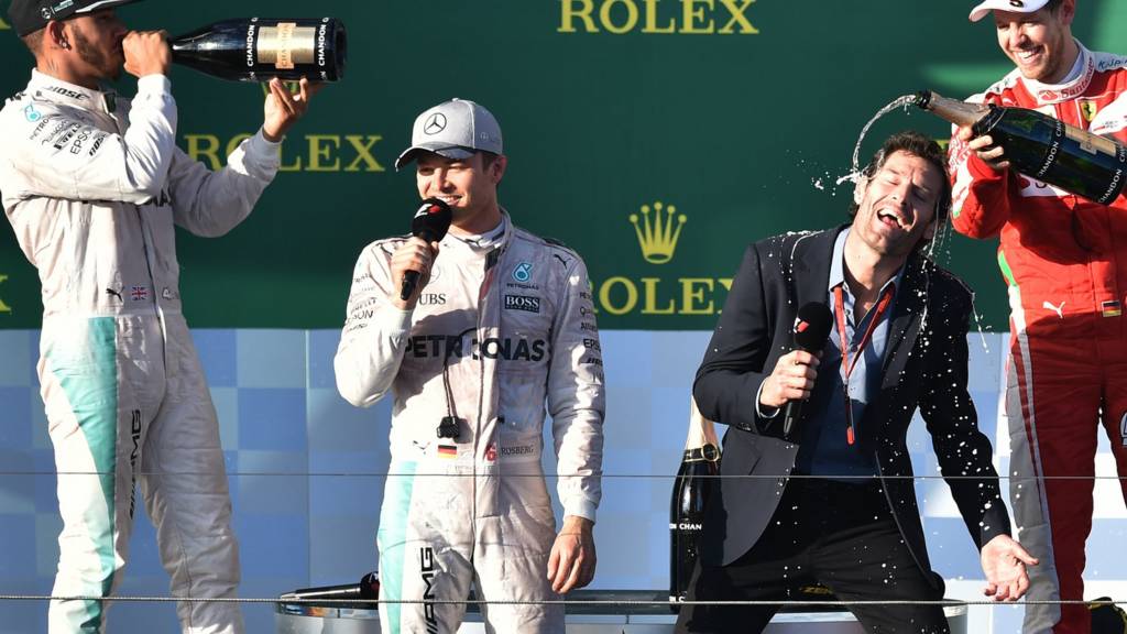 Nico Rosberg beats Lewis Hamilton in Australia Live BBC Sport
