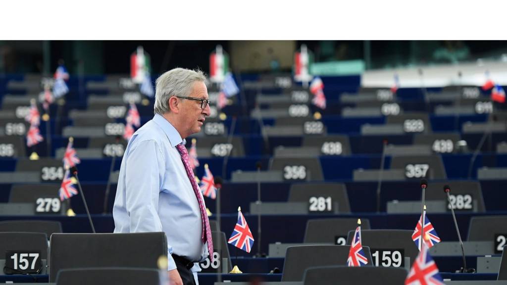 Jean-Claude Juncker at the European Parliament