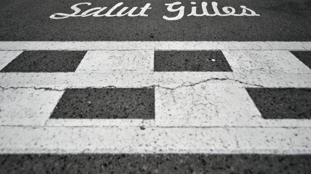 Finish line at Circuit Gilles Villeneuve