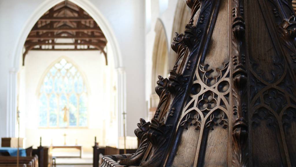 Inside St Mary's Church, Ashwell