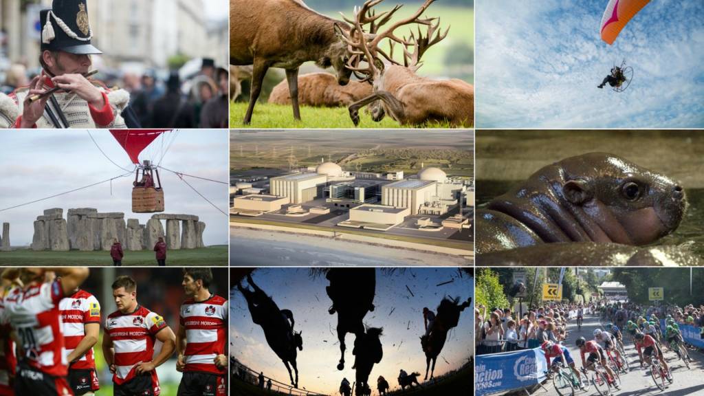 A montage of West Country images