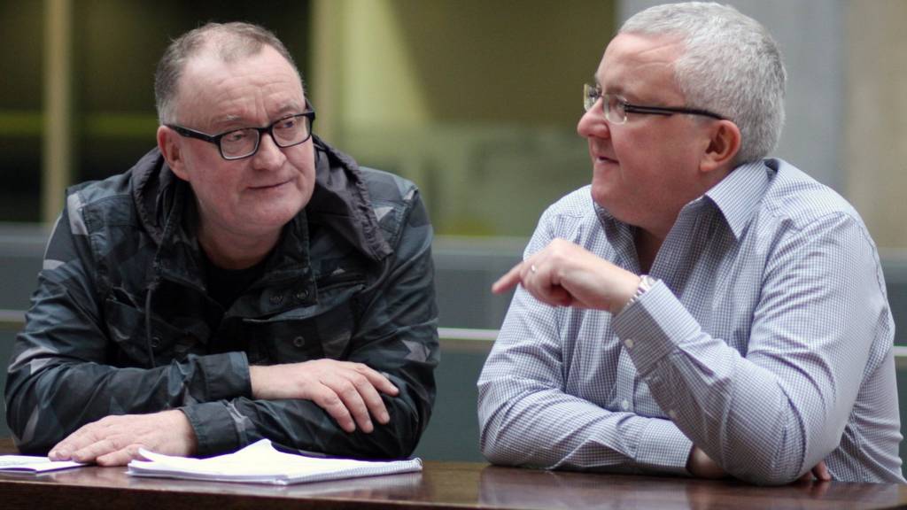 Stuart Cosgrove and Tam Cowan