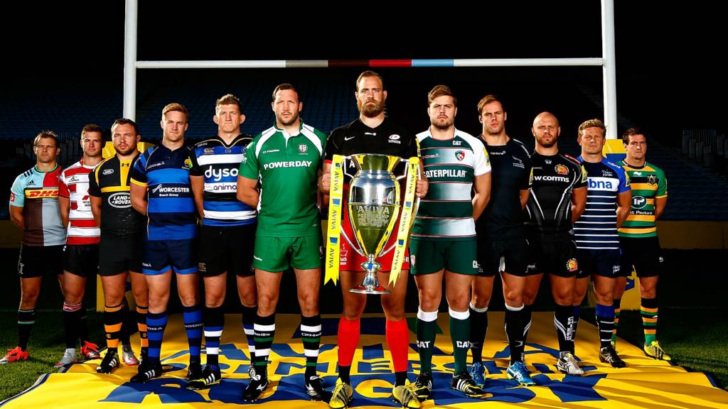 The Premiership rugby captains