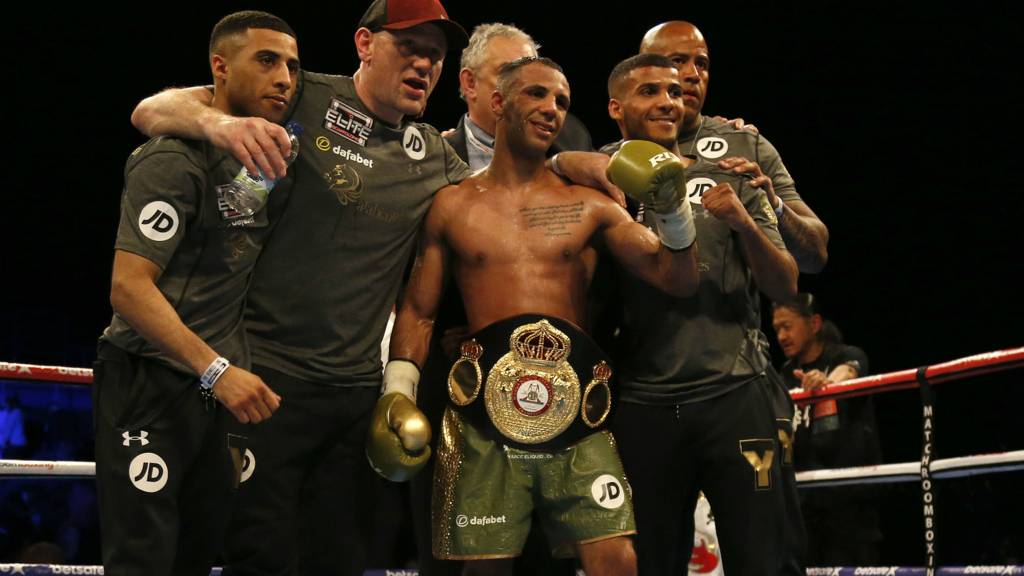 Kal Yafai celebrates