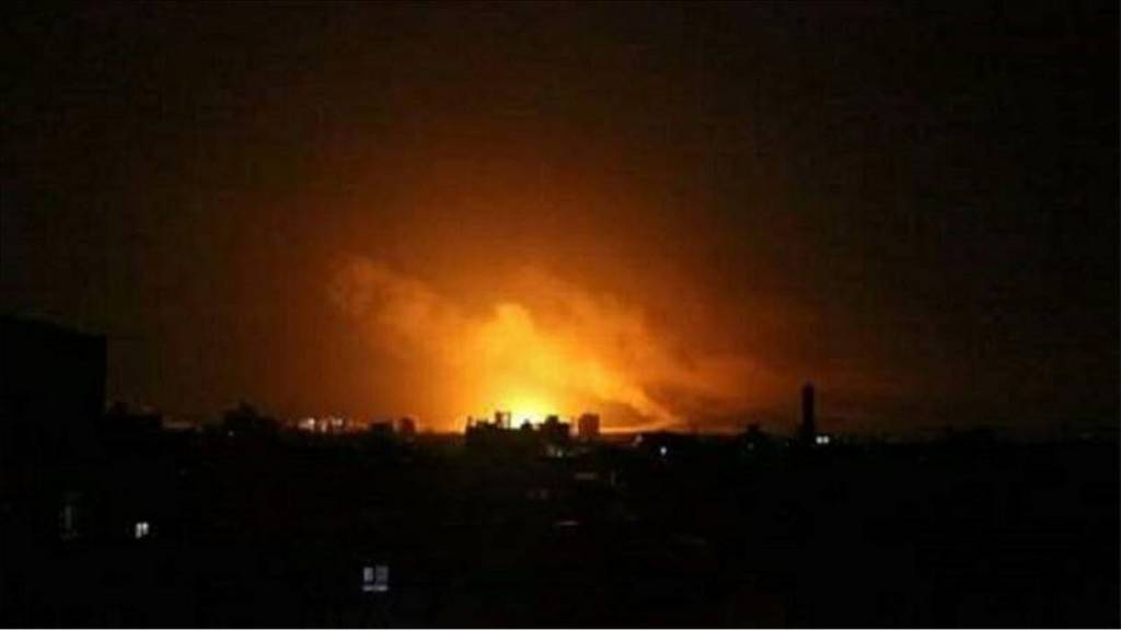 قصف جوي على صنعاء