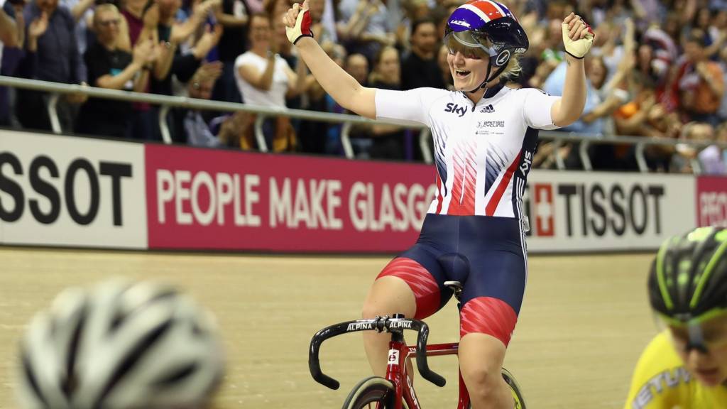Emily Kay celebrates