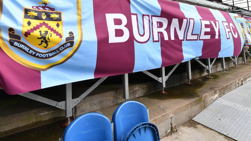 Burnley flag at Turf Moor