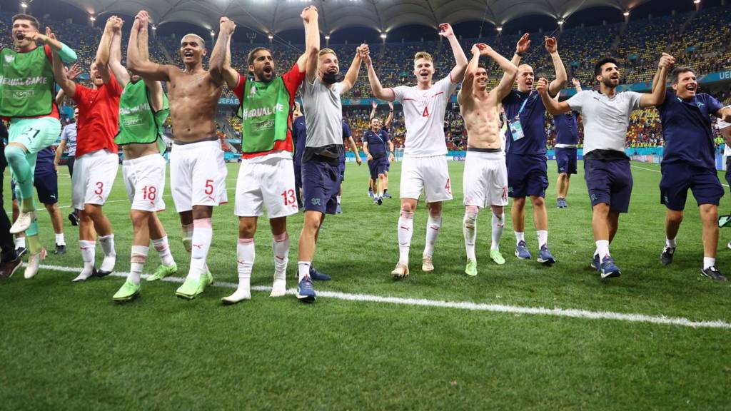 Switzerland celebrate